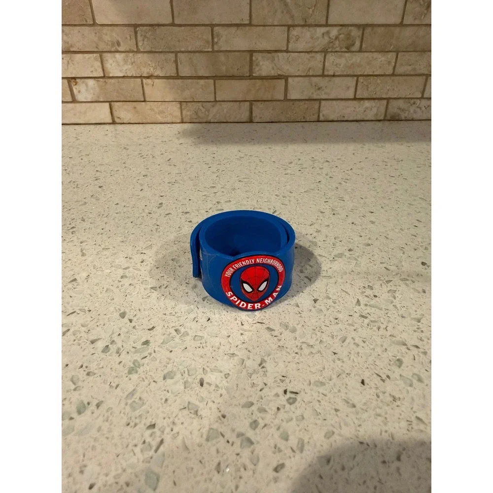 2024 Disney Parks Marvel Spider-Man Slap Bracelet (Blue)